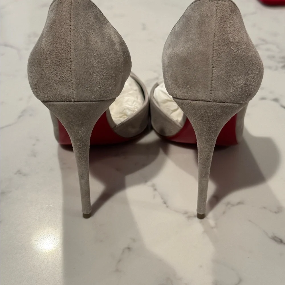 Christian Louboutin Irizia Grey Suede - Picture 4 of 6